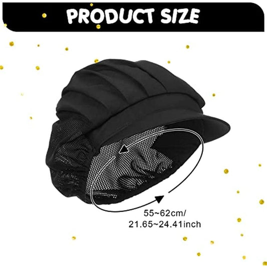 Women's Chef Hats Hair Nets Food Service Caps Kitchen Cooking Chef Cap
