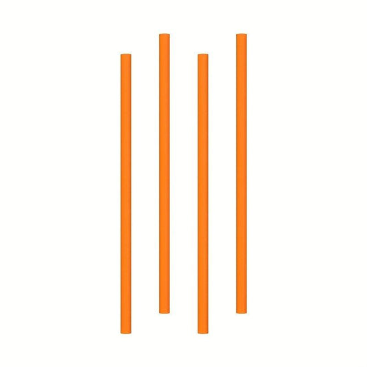 30 Giant Size Plain Colored Paper Straws for Smoothies & Thick Drinks