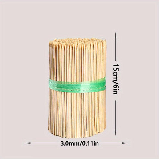500pcs Disposable Bamboo Barbecue Skewers Degradable Hot Skewer Stick