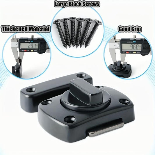 Home Security Door Lock Rotate Bolt Latch Gate Latches Door Slide Lock