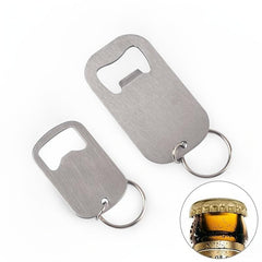 Creative Stainless Steel Bottle Opener Keychain