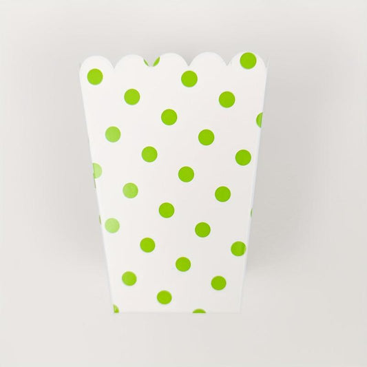 12 Pcs Polka Dots Popcorn Boxes for Party Snacks