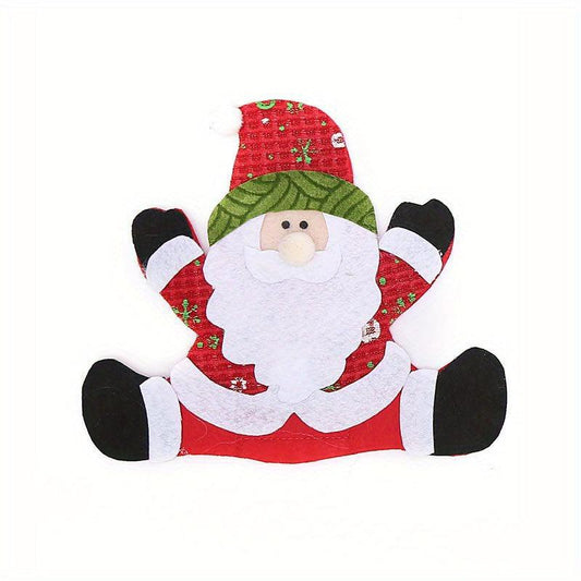 Santa Claus Cutlery Bag for Christmas Supplies