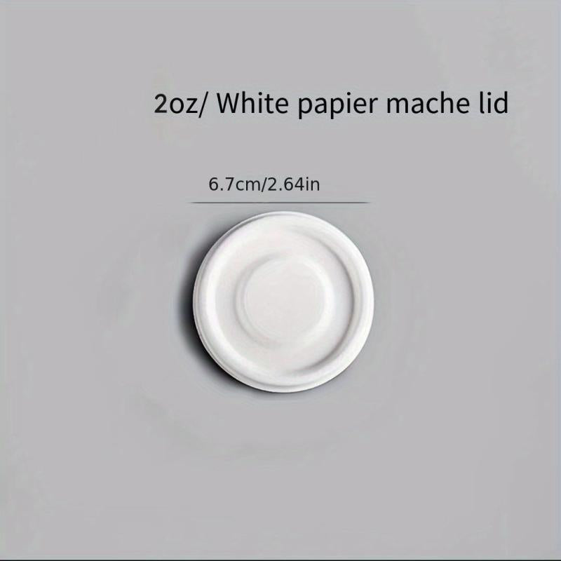 50pcs Condiment Cups With Lids 2 4 Oz Sauce Containers