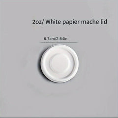 50pcs Condiment Cups With Lids 2 4 Oz Sauce Containers