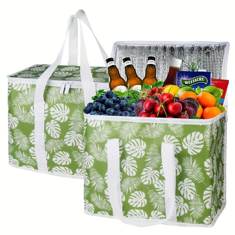 4pcs Supermarket Insulation Bag for Camping Picnic Teen Food