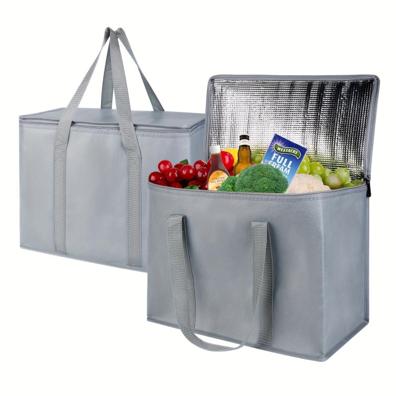 4pcs Supermarket Insulation Bag for Camping Picnic Teen Food