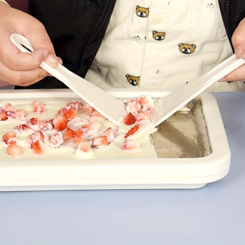 1pc Stainless Steel Ice Maker Machine for Home Small Unplugged