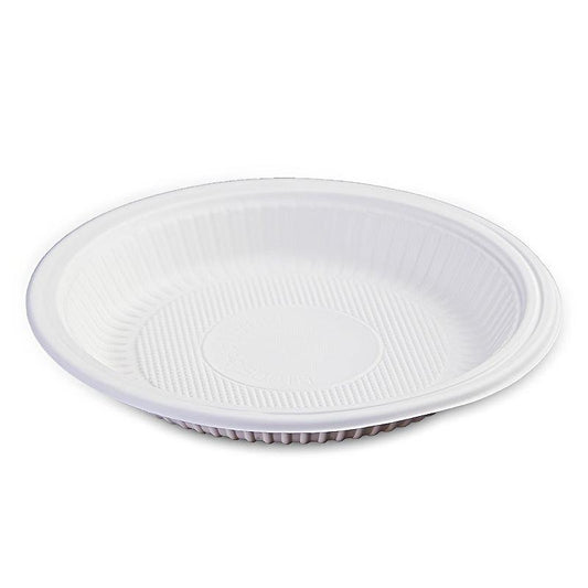 52pcs Disposable Cornstarch Dinner Plates for BBQ Party Travel Events