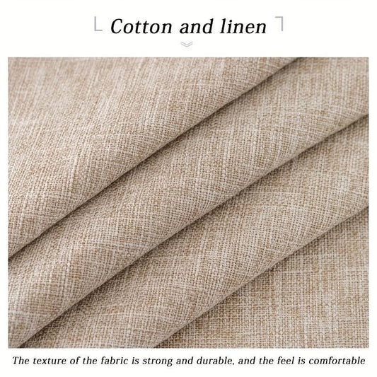 Waterproof Beige Rectangle Tablecloth for Party Home Decor