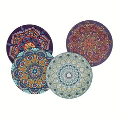 4pcs Boho Placemat Anti-Scalding Heat Insulation Mouse Keyboard Mat