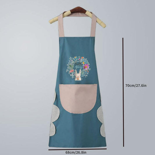 Waterproof Kitchen Apron for Women - Fashionable and Easy to Clean