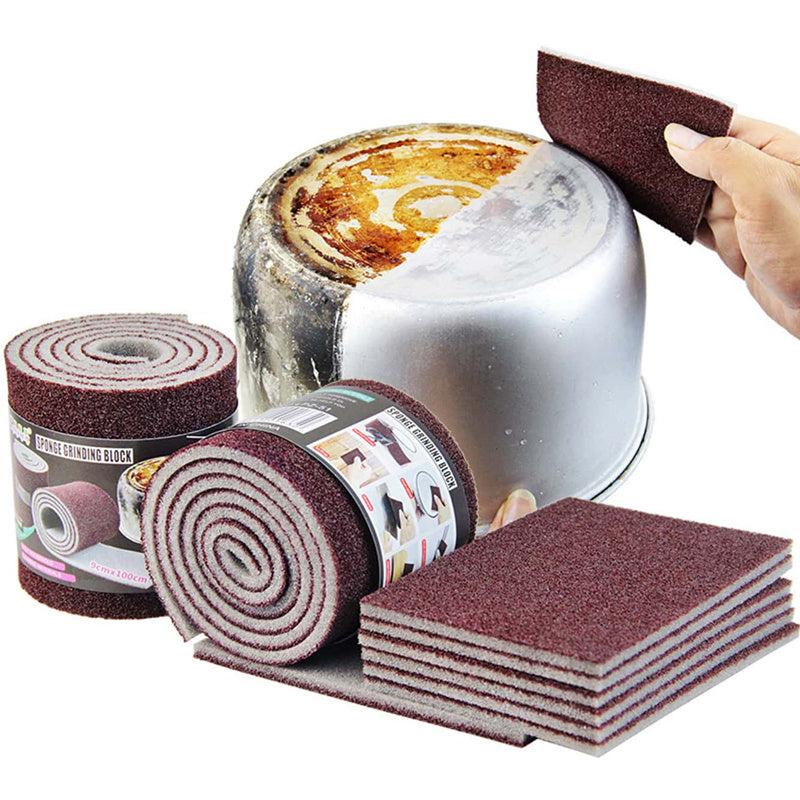 2pcs Scrubbing Brush & Microfiber Cloths Set Kitchen Cleaning Tools