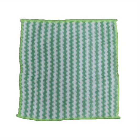 5pcs Microfiber Dishcloth Striped Absorbent Towel for Kitchen Cleaning
