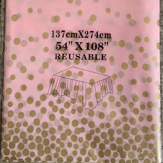 Waterproof Rectangle Table Cover 57x107in - Home and Party Decor