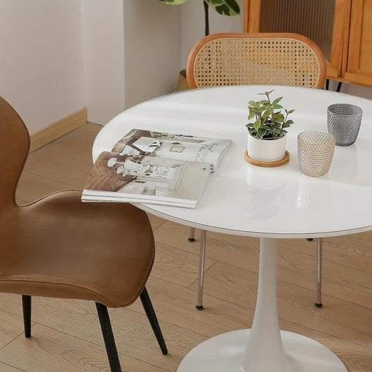 PVC Round Tablecloth Elastic Cover Clear Plastic Protector