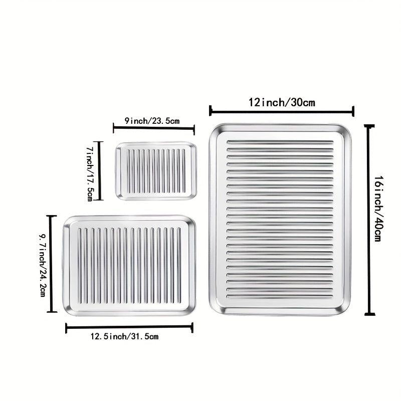 Stainless Steel Baking Sheet & Cooling Rack Set