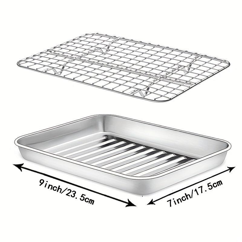 Stainless Steel Baking Sheet & Cooling Rack Set