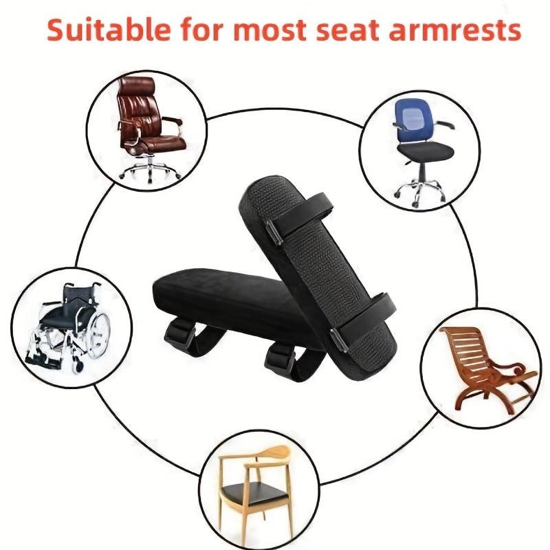 2pcs Thick Chair Armrest Pads Office Chair Arm Pads Comfort Arm Rest Pillow