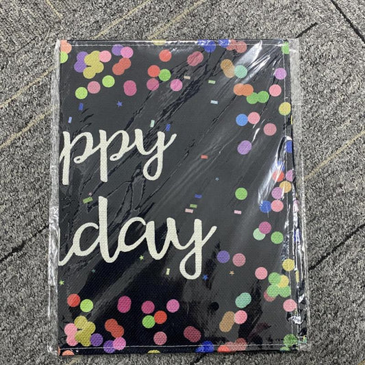 Happy Birthday Table Runner Celebrate Birthday Party Table Decorations