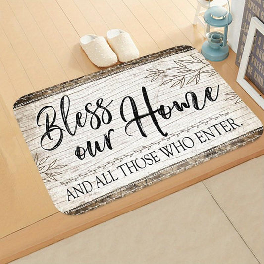 Bless Our Home Vintage Kitchen Rug