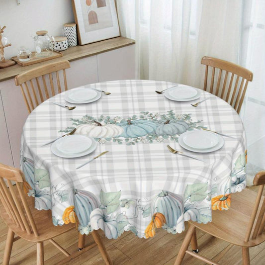 Fall Series Polyester Tablecloth Pumpkin Table Cloth Waterproof Rectangle