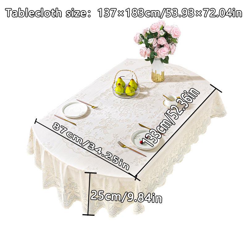 European Style Bronzing Tablecloth Waterproof Table Cover