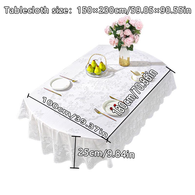 European Style Bronzing Tablecloth Waterproof Table Cover