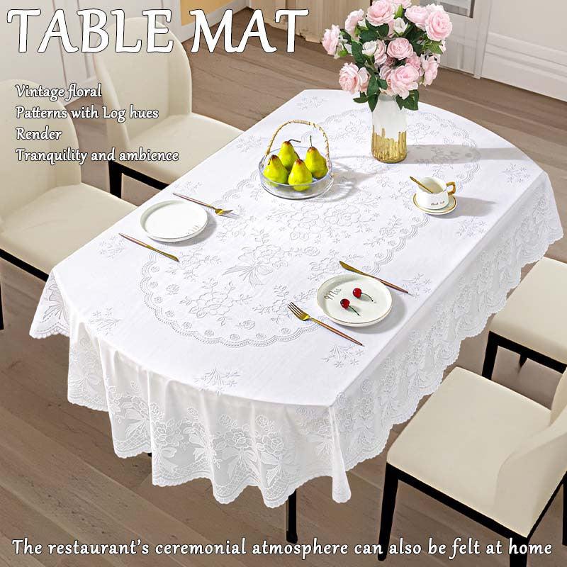 European Style Bronzing Tablecloth Waterproof Table Cover
