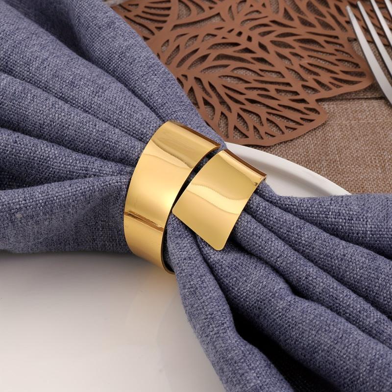 12pcs Napkin Ring Napkin Buckle for Table Decoration