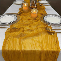 Polyester Table Runner for Bohemian Rural Dinner Decoration