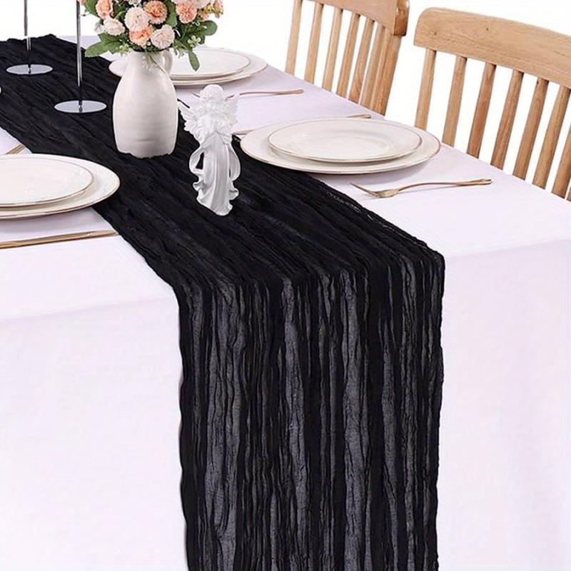 Polyester Table Runner for Bohemian Rural Dinner Decoration