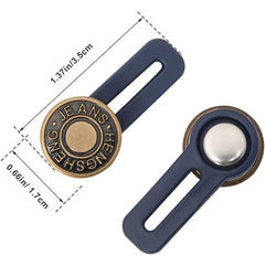 5pcs Button Extender For Pants Adjustable Waist Retractable Waistband
