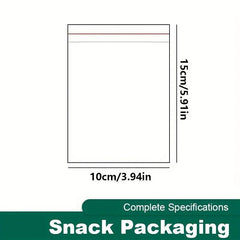 100pcs Ziplock Bags PE Gallon Food Storage Bags