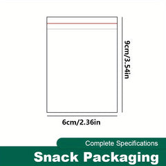 100pcs Ziplock Bags PE Gallon Food Storage Bags