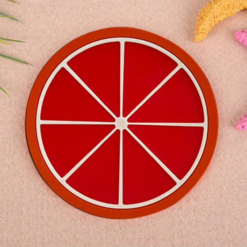 Silicone Fruit Coasters - Non Slip Heat Resistant Pads
