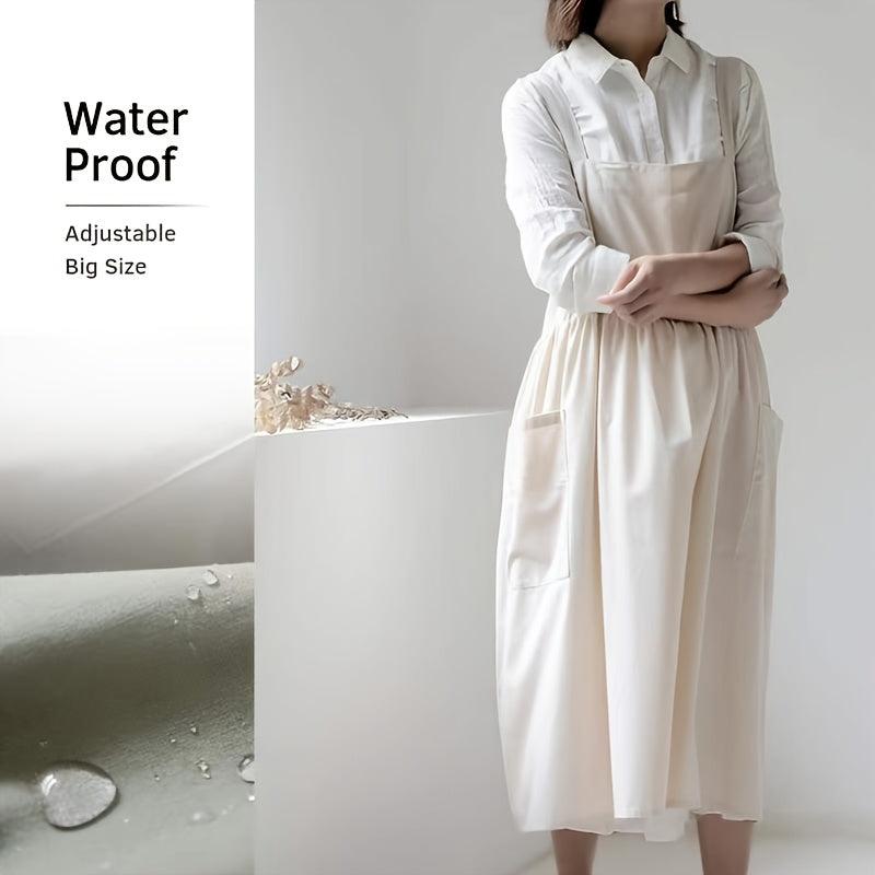 Waterproof Apron Large Size Kitchen Baking Art Manicure Gown