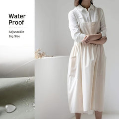 Waterproof Apron Large Size Kitchen Baking Art Manicure Gown
