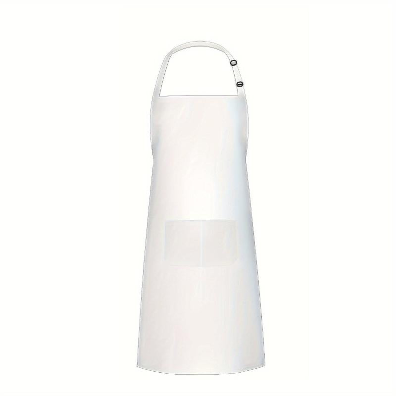 Waterproof Adjustable Bib Apron with 2 Pockets for Cooking and Baking
