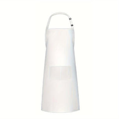 Waterproof Adjustable Bib Apron with 2 Pockets for Cooking and Baking