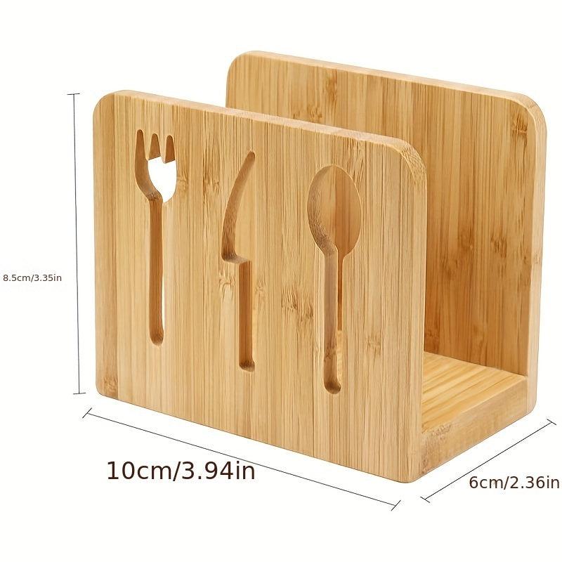 Bamboo Table Napkin Holder Kitchen Decoration