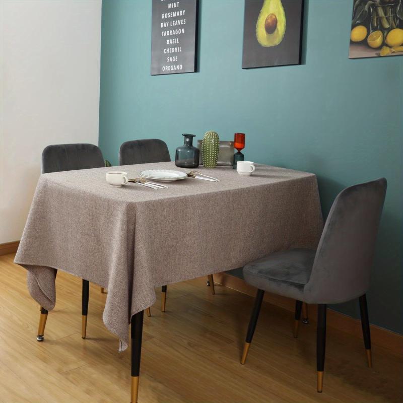 Waterproof Rectangle Linen Table Cloth for Picnic or Holiday Party