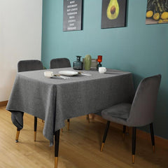 Waterproof Rectangle Linen Table Cloth for Picnic or Holiday Party