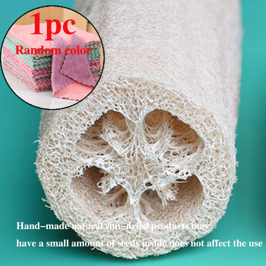Natural Loofah Cleaning Brush Exfoliating Scrubber for Bath Shower Kitchen