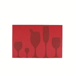 6pcs Polyvinyl Placemats Heat Resistant Place Mats Washable PVC Table Mats