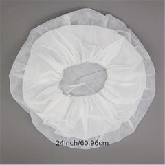 Disposable Non-woven Chef's Hair Cap 60-96 Cm Hair Net Elastic
