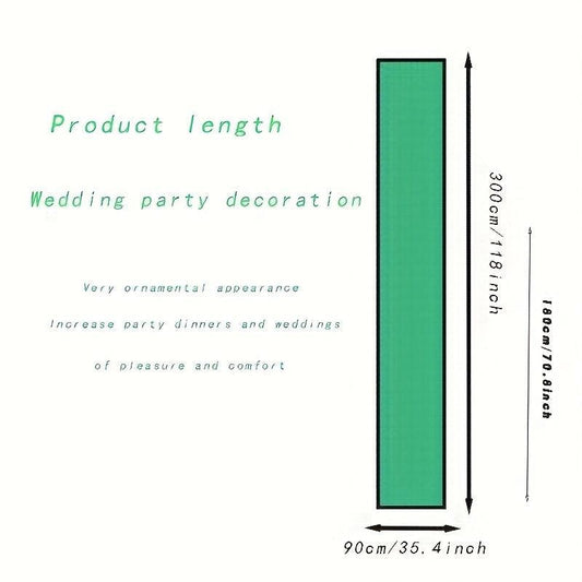 Polyester Table Runner for Thanksgiving Wedding Bridal Shower Summer Decor