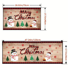Christmas Style Kitchen Decorative Floor Mat Non Slip Comfortable Standing
