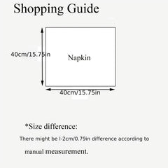 10pcs Washable Cloth Napkins for Parties Weddings Dinners Polyester Durable