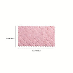 10pcs Microfiber Dish Towels Absorbent Double Sided Oblong Cloths